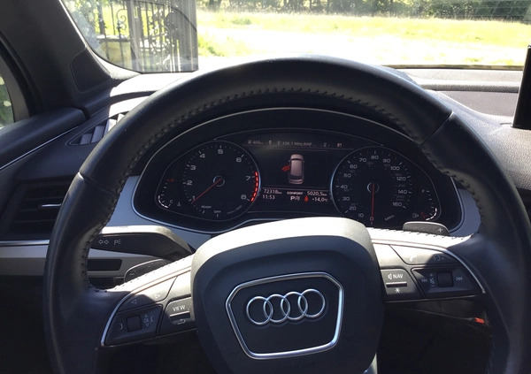 Audi Q7 cena 152000 przebieg: 72300, rok produkcji 2018 z Toruń małe 277